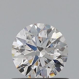 0.6 Carat Round G VS2 EX GIA Natural Diamond