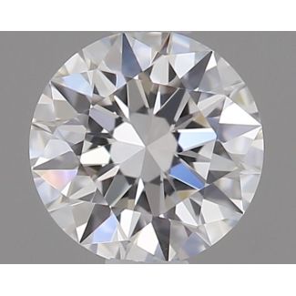 0.23 Carat Round D VVS1 EX GIA Natural Diamond