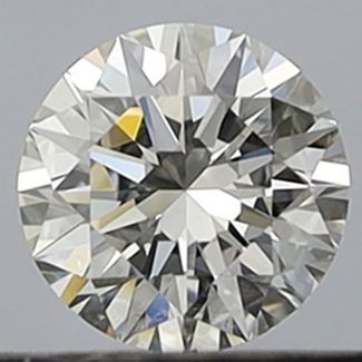 0.28 Carat Round H VS2 EX GIA Natural Diamond