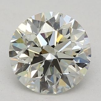 0.60 Carat Round I VVS1 VG EX GIA Natural Diamond