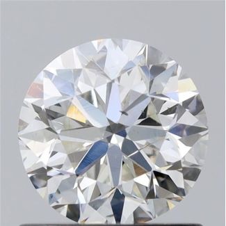 0.90 Carat Round H SI2 VG GIA Natural Diamond