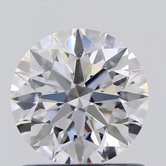 0.84 Carat Round F VVS2 EX GIA Natural Diamond