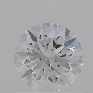 0.62 Carat Round E VVS1 EX GIA Natural Diamond