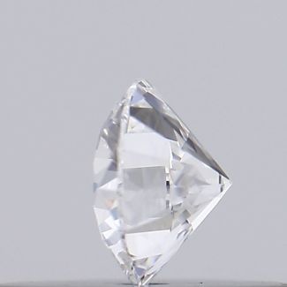 0.18 Carat Round D VVS2 EX GIA Natural Diamond