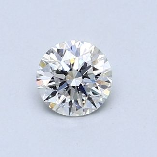 0.52 Carat Round E SI1 VG EX GIA Natural Diamond