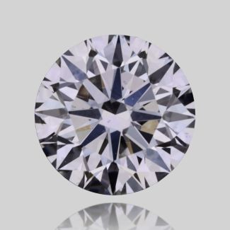 0.33 Carat Round H SI1 EX GIA Natural Diamond