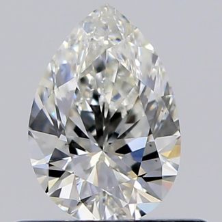 0.45 Carat Pear H VS2 - EX G GIA Natural Diamond