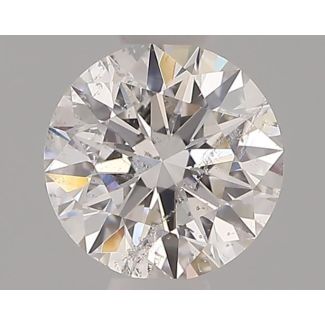 0.40 Carat Round F SI2 EX GIA Natural Diamond