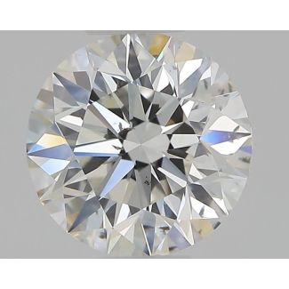 1.0 Carat Round H SI2 EX GIA Natural Diamond