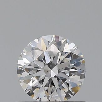 0.5 Carat Round D SI1 EX GIA Natural Diamond