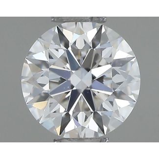 0.37 Carat Round E VVS1 EX GIA Natural Diamond