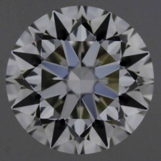 0.45 Carat Round H VVS2 EX GIA Natural Diamond