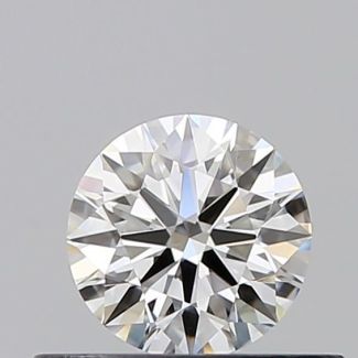 0.37 Carat Round F IF EX VG GIA Natural Diamond