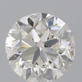 0.50 Carat Round H VS1 GD EX GIA Natural Diamond