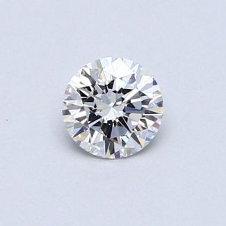 0.4 Carat Round E SI1 EX VG GIA Natural Diamond