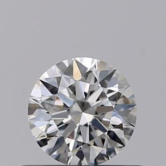 0.41 Carat Round F VS1 EX GIA Natural Diamond