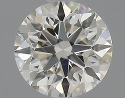 0.56 Carat Round I VS2 EX GIA Natural Diamond