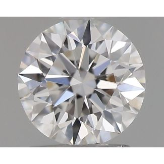 0.2 Carat Round F VS1 EX GIA Natural Diamond