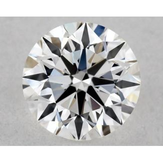 0.51 Carat Round G VVS2 EX GIA Natural Diamond