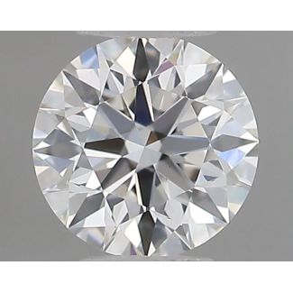 0.31 Carat Round G VVS2 EX GIA Natural Diamond