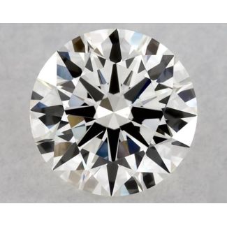 0.41 Carat Round H VS1 EX GIA Natural Diamond