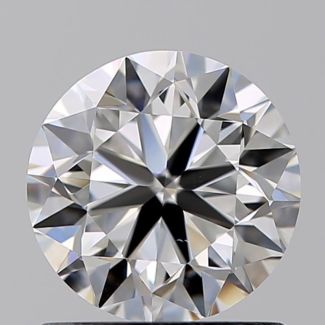 1.00 Carat Round F VS1 VG EX GIA Natural Diamond