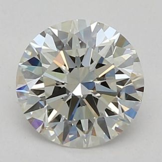 0.51 Carat Round H VVS2 EX GIA Natural Diamond