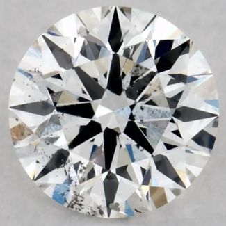 0.3 Carat Round F SI2 EX GIA Natural Diamond