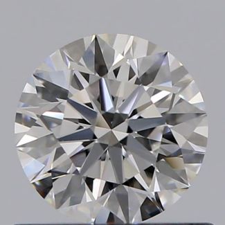 0.56 Carat Round E VVS1 EX GIA Natural Diamond