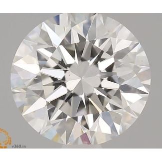 0.61 Carat Round G VS2 EX GIA Natural Diamond