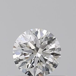 0.30 Carat Round I VVS2 EX GIA Natural Diamond