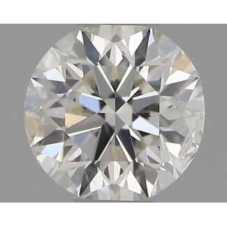 0.30 Carat Round H SI2 EX VG IGI Natural Diamond