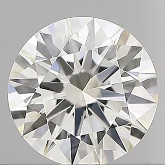 0.52 Carat Round H VS1 EX IGI Natural Diamond