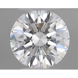 0.22 Carat Round F VVS1 EX GIA Natural Diamond