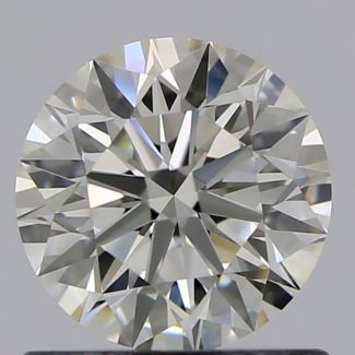 0.73 Carat Round J VVS2 EX GIA Natural Diamond