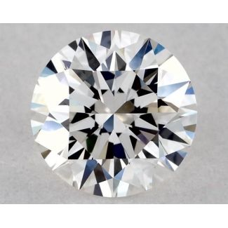 0.4 Carat Round F VVS1 EX VG GIA Natural Diamond