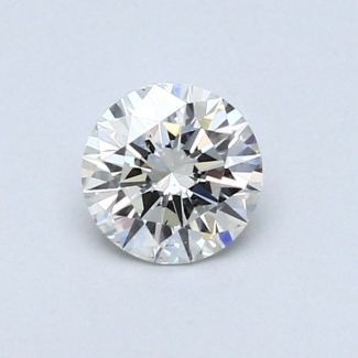 0.44 Carat Round I SI1 EX VG GIA Natural Diamond