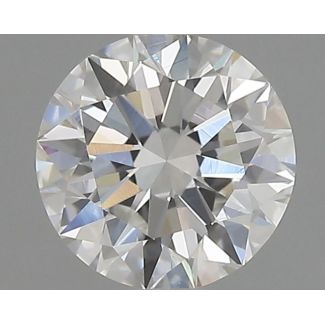 0.6 Carat Round F VS1 EX GD GIA Natural Diamond