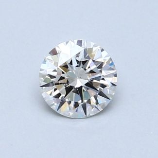 0.52 Carat Round E SI1 EX VG GIA Natural Diamond