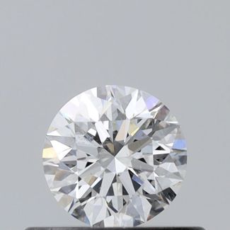 0.33 Carat Round E SI1 EX GIA Natural Diamond