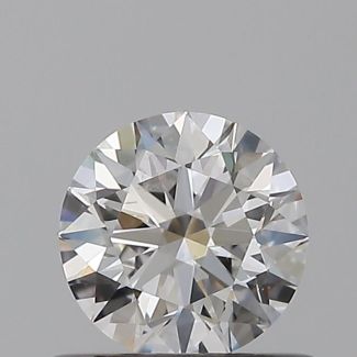 0.5 Carat Round E SI1 EX GIA Natural Diamond