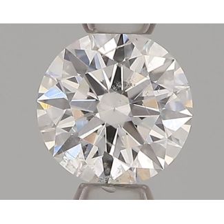 0.31 Carat Round F SI2 EX VG GIA Natural Diamond