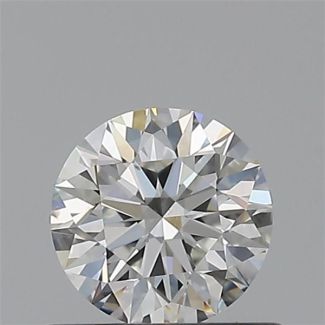 0.50 Carat Round G SI1 EX GIA Natural Diamond