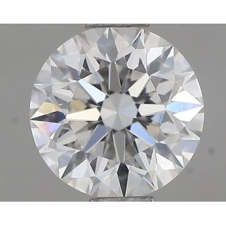 0.71 Carat Round F VS2 EX GIA Natural Diamond