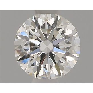 0.55 Carat Round F VS2 EX GIA Natural Diamond