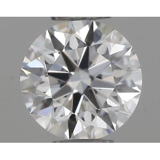 0.35 Carat Round G VVS1 EX GIA Natural Diamond