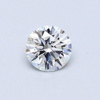 0.44 Carat Round D VVS1 EX VG GIA Natural Diamond