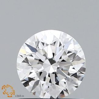 0.9 Carat Round F VS1 EX GIA Natural Diamond