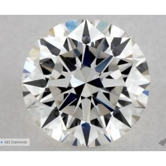 0.41 Carat Round H VS1 EX GIA Natural Diamond