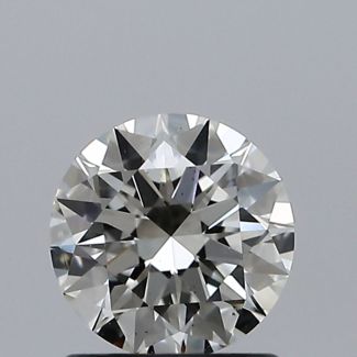 0.90 Carat Round I VS2 EX GIA Natural Diamond